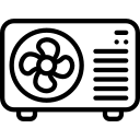 Oval Blue Background